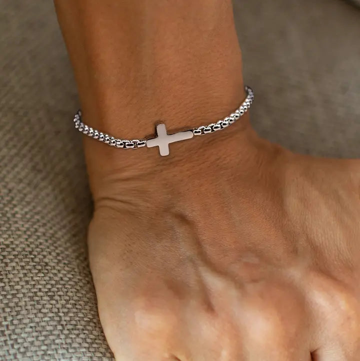 Cross Metal Bracelet