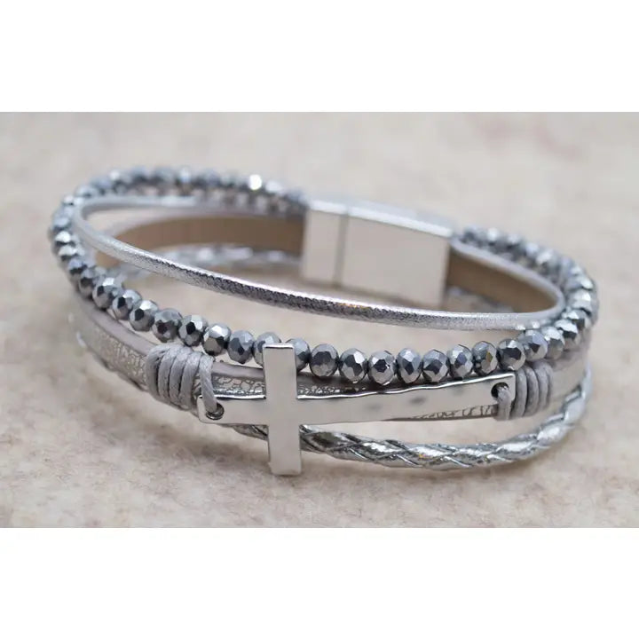 Multi Strand Cross Bracelets