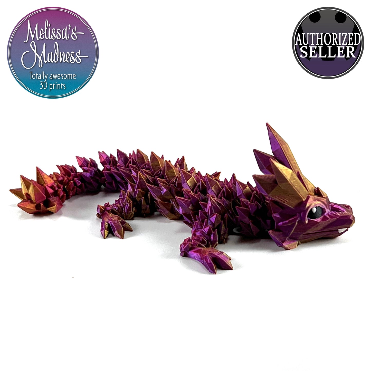 3D Printed Crystal Dragon