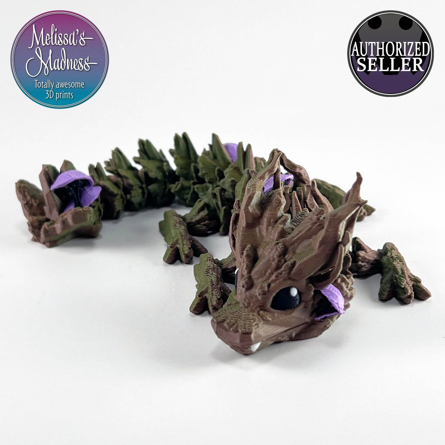 3D Printed Crystal Dragon