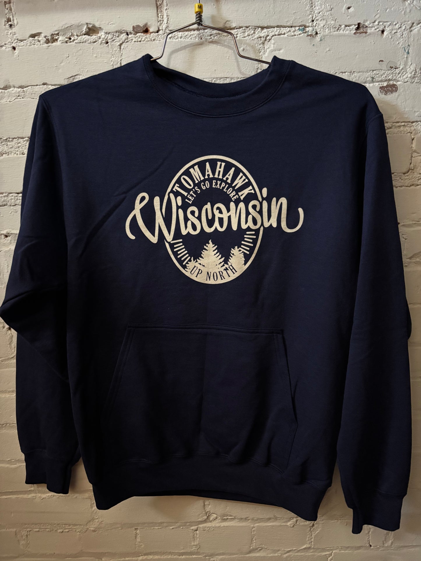Tomahawk Explore Wisconsin Pocket Crewneck