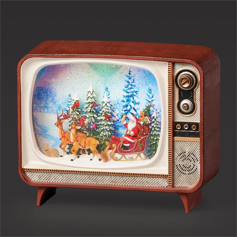 TV Santa Light Musical Swirl