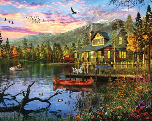 White Mountain 500 Pieces Puzzles