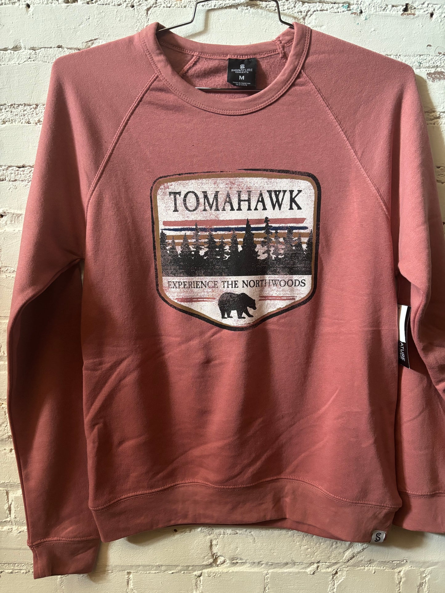 Tomahawk Explore The Northwoods Crewneck