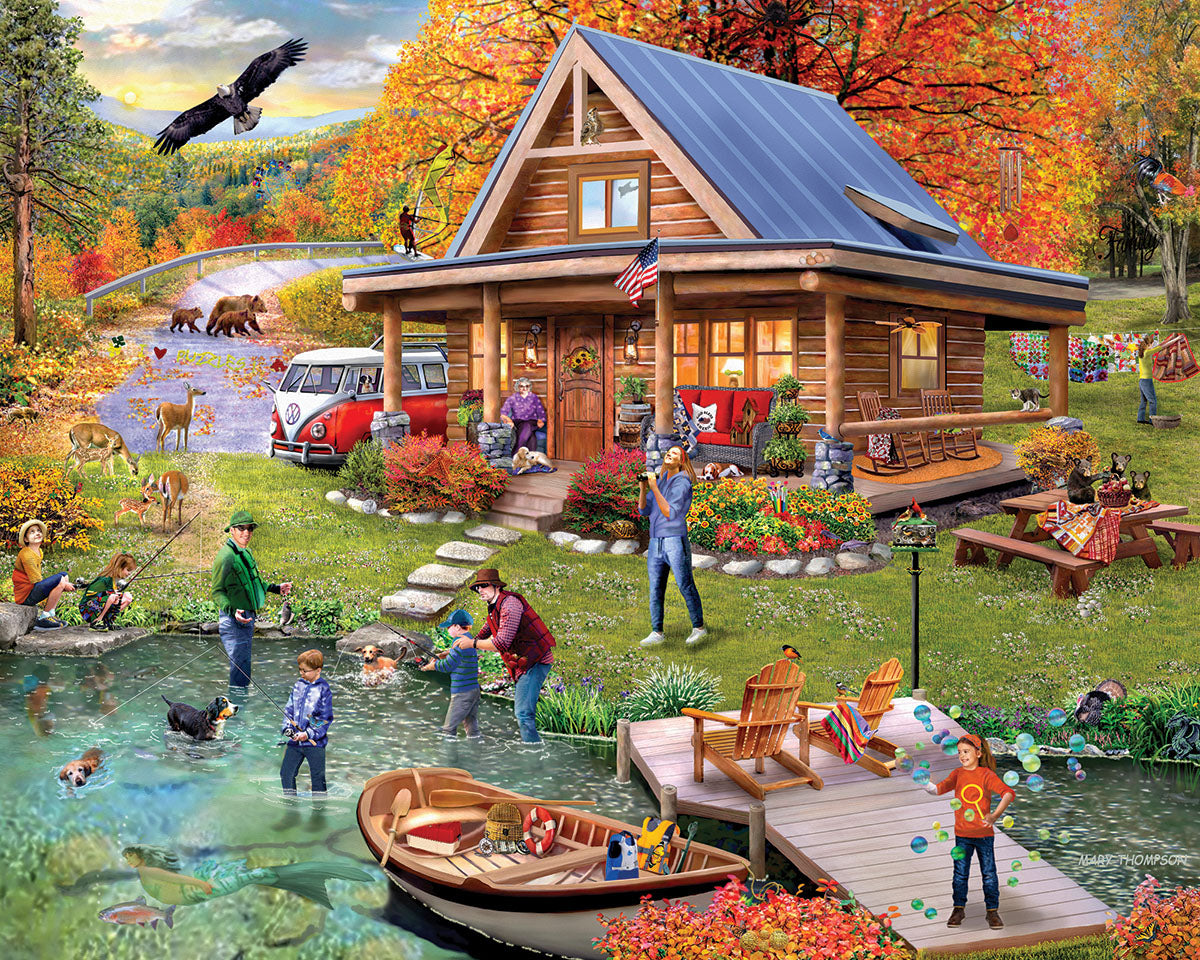 White Mountain 1000 Pieces Puzzles