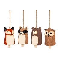Forest Animal Ceramic Garden Bell
