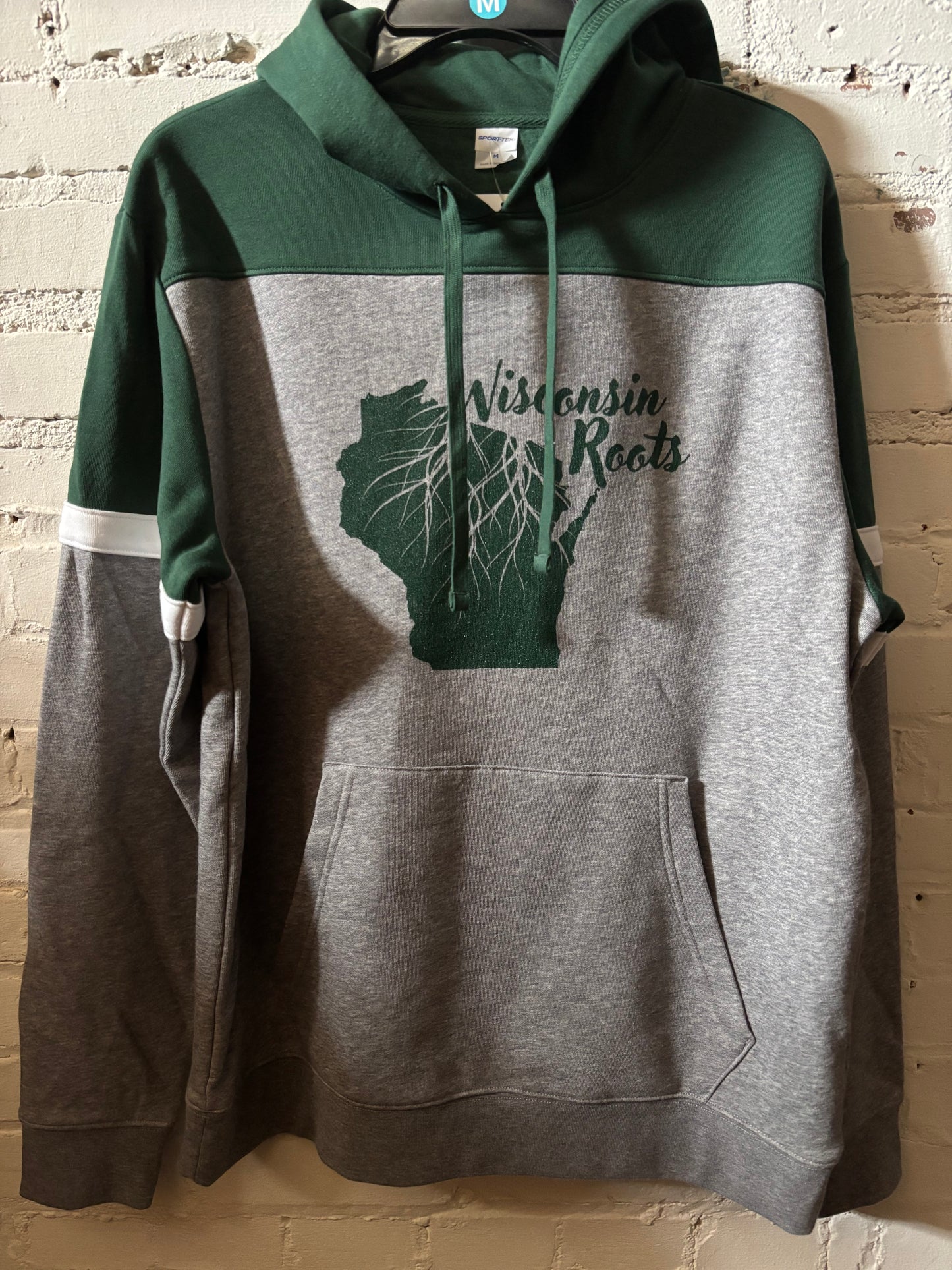Wisconsin Roots Fleece Colorblock Hoodie