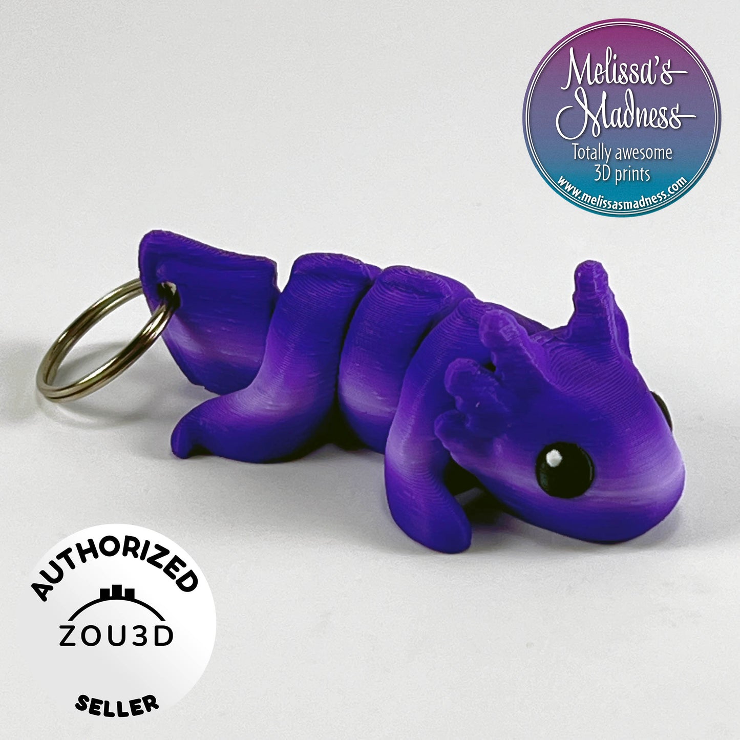 3D Printed Animal Keychains