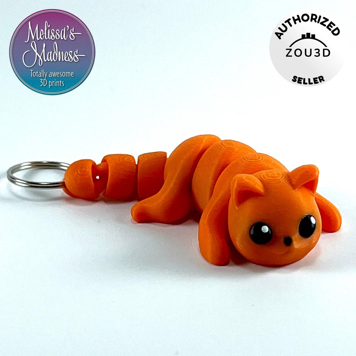 3D Printed Animal Keychains