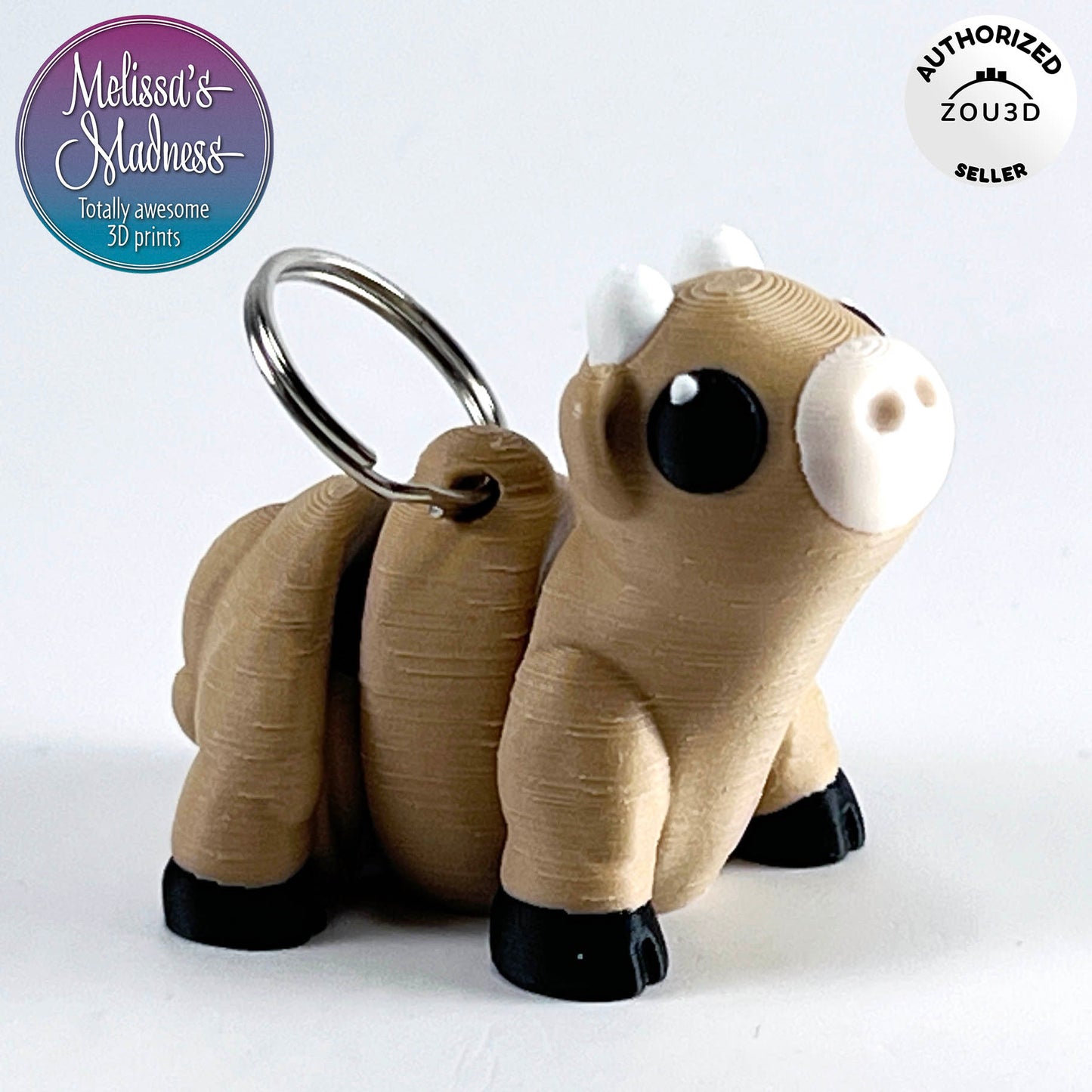 3D Printed Animal Keychains