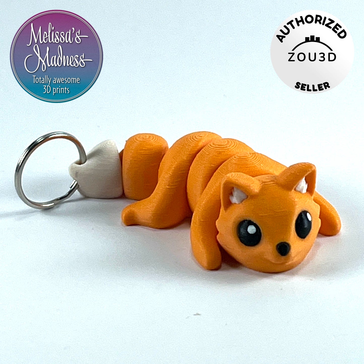 3D Printed Animal Keychains