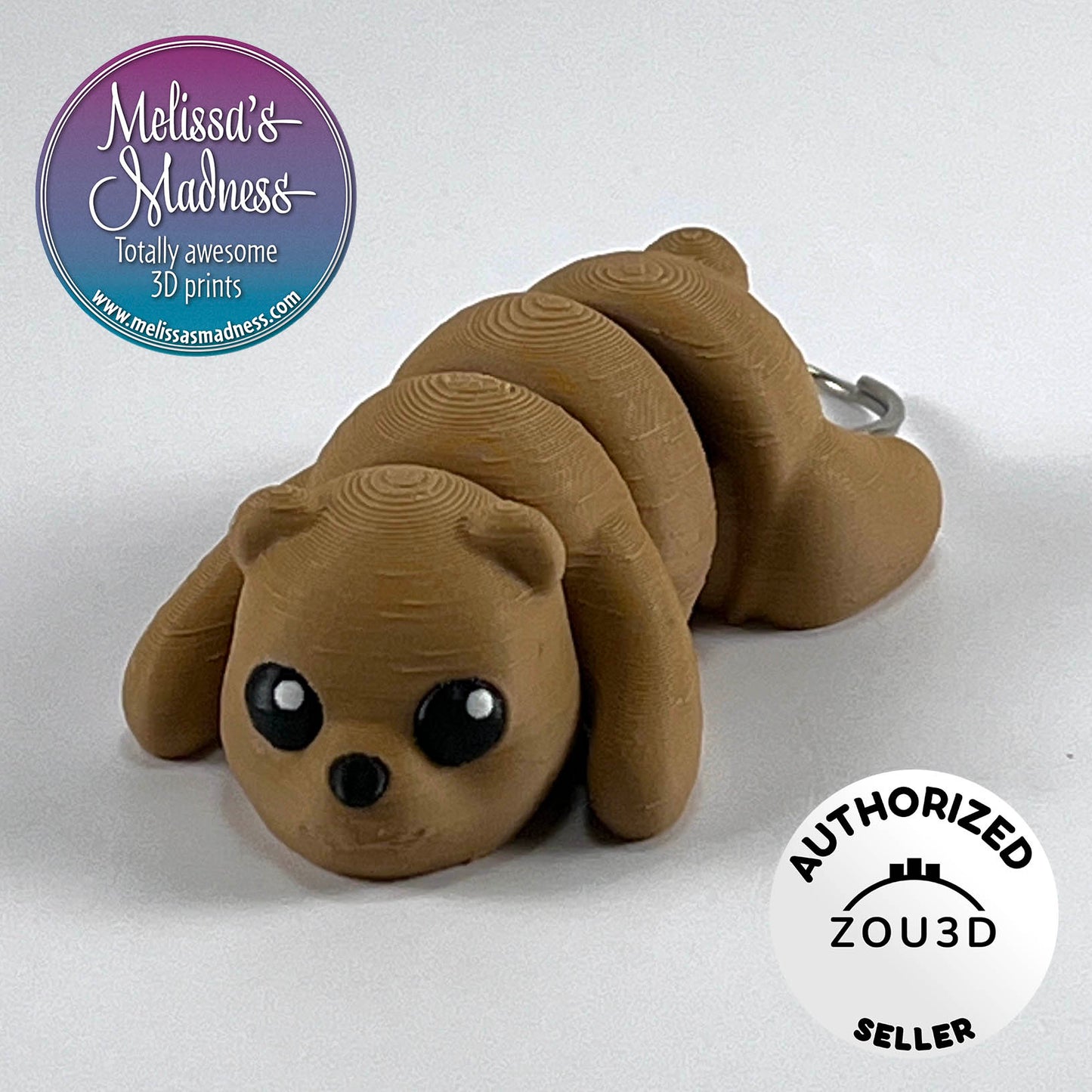 3D Printed Animal Keychains