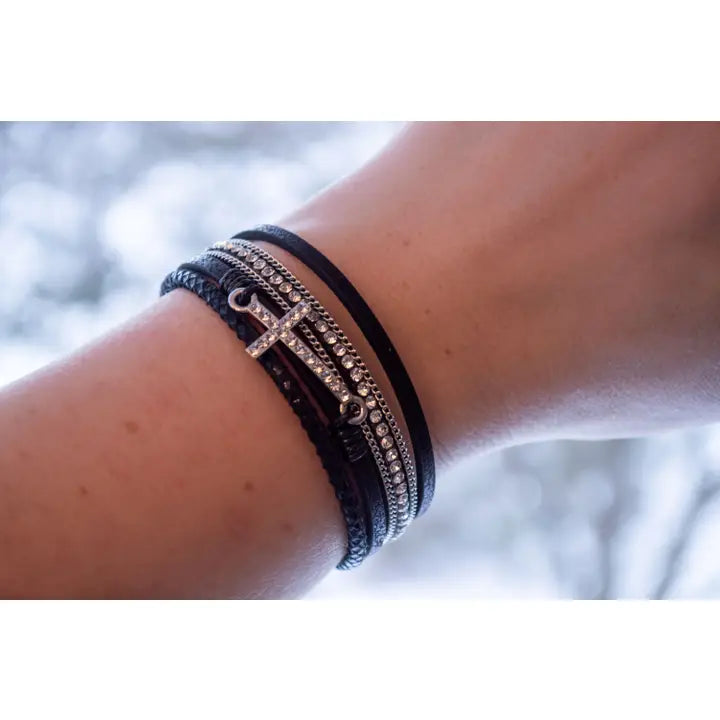 Multi Strand Cross Bracelets