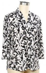 Southern Lady Ins And Outs Print Top