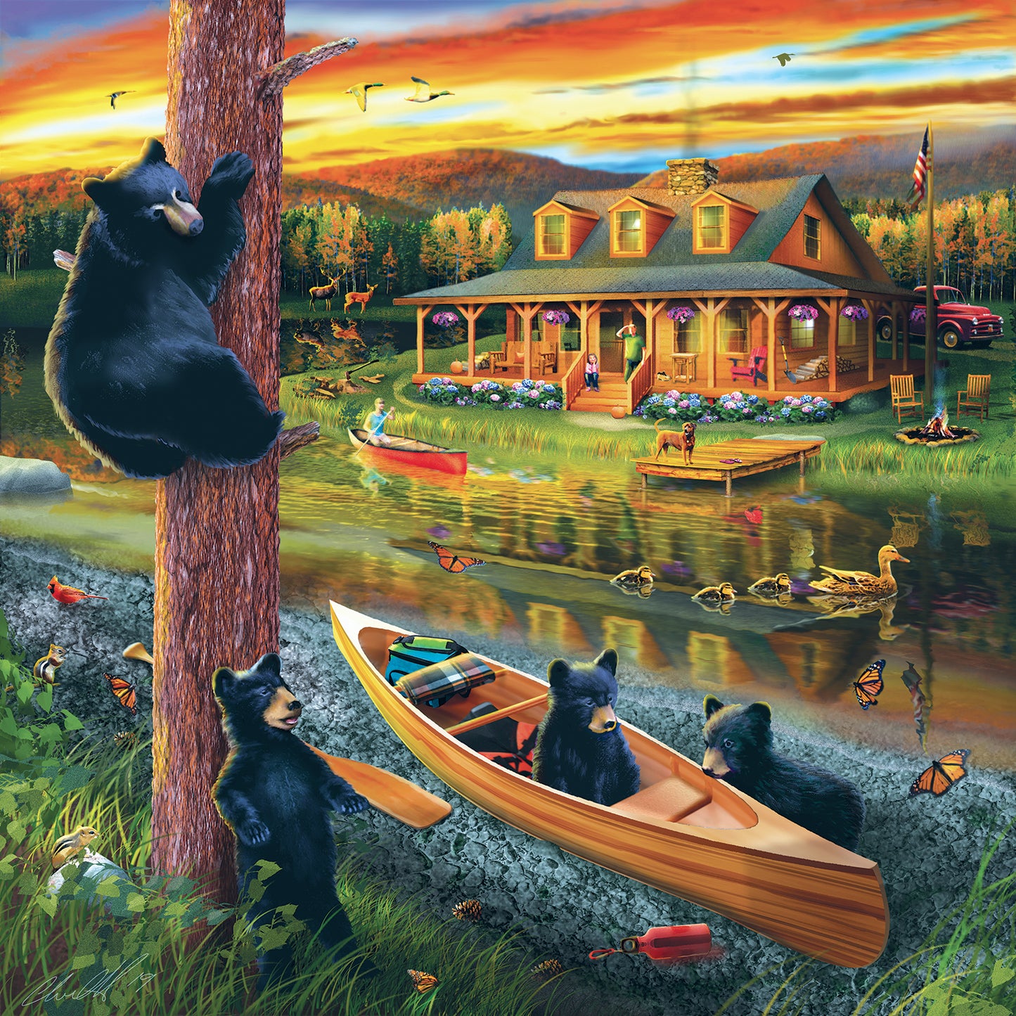 Sunsout 500 Piece Puzzles
