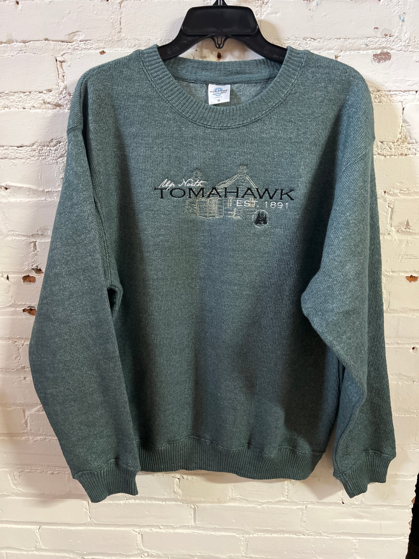 Up North Tomahawk Cabin Est. 1891 Nantucket Crewneck