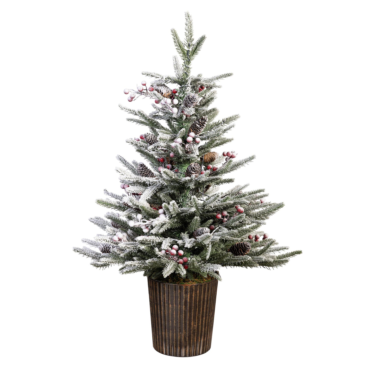 Frosted Pine Faux Decor