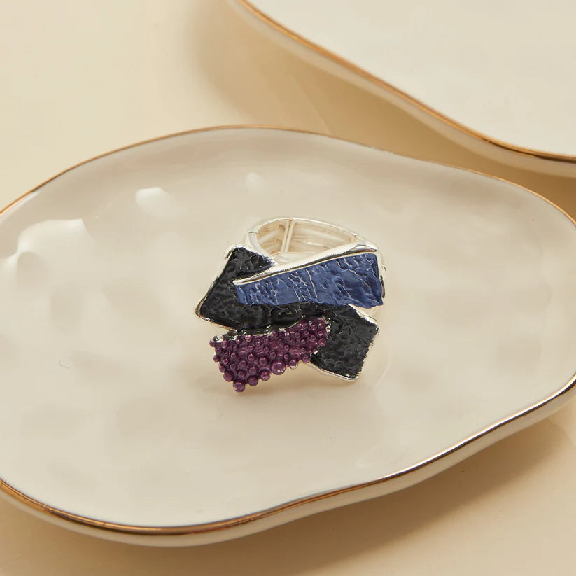 Enamel Statement Ring