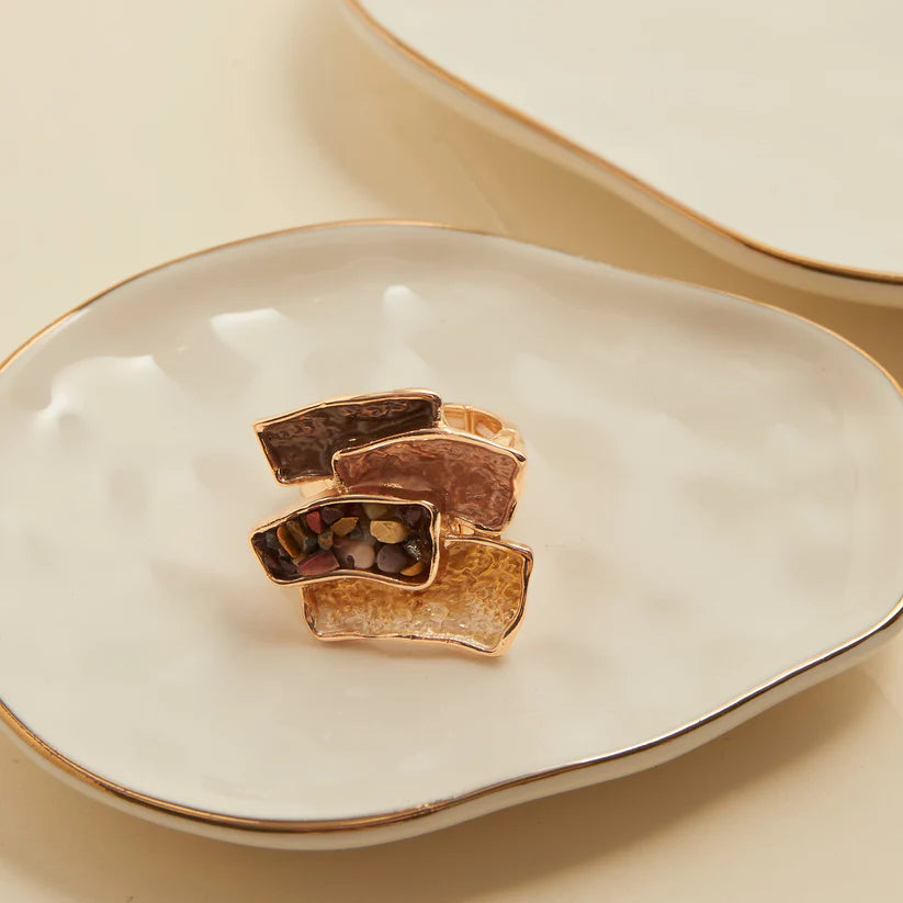 Enamel Statement Ring