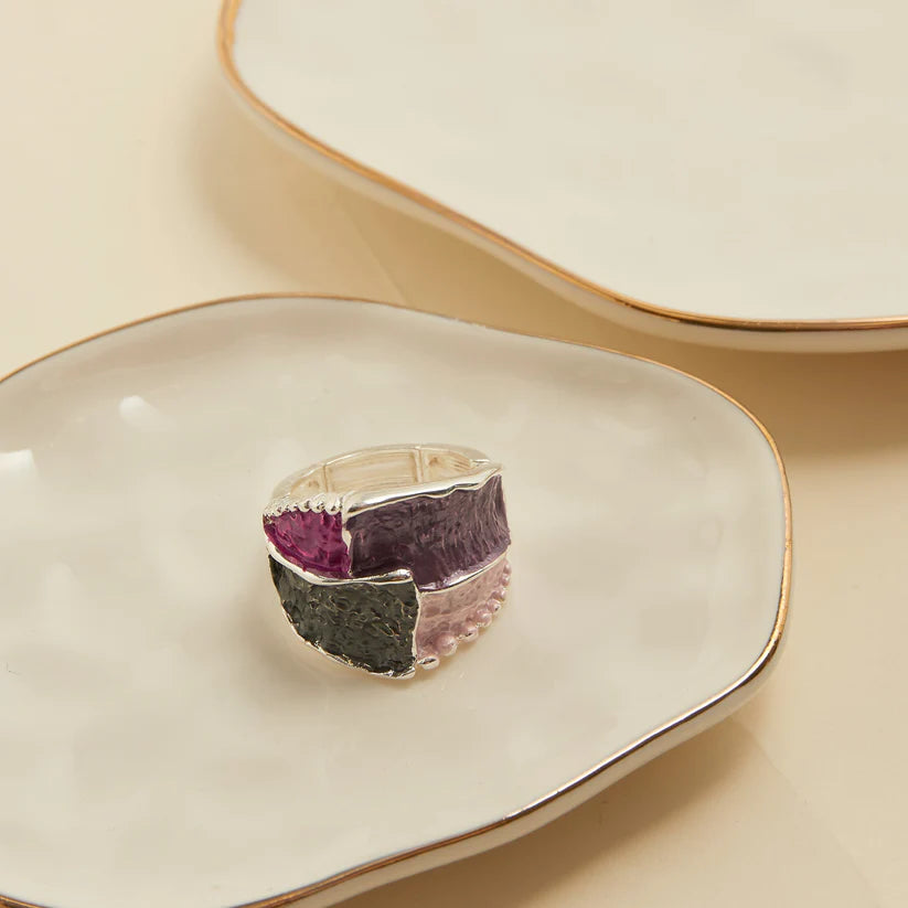 Enamel Statement Ring