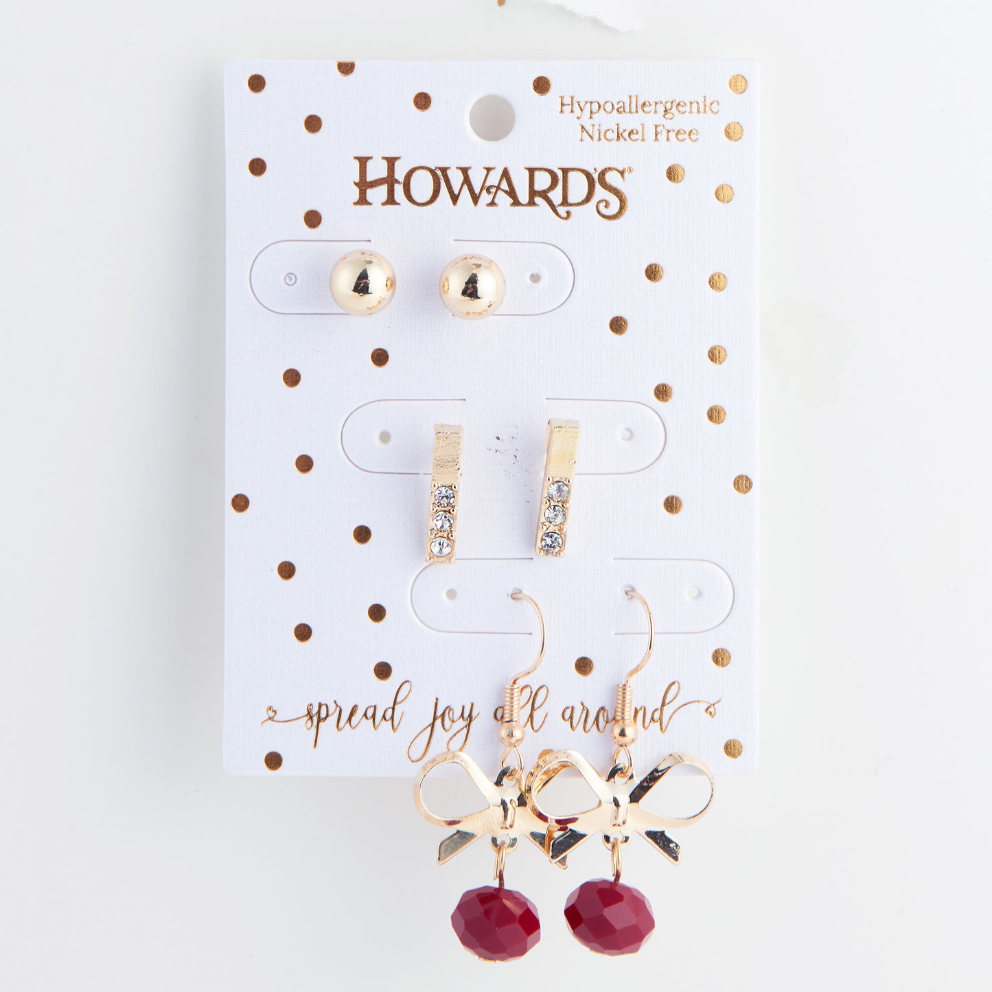 Howard's Holiday Earring Trio Sets