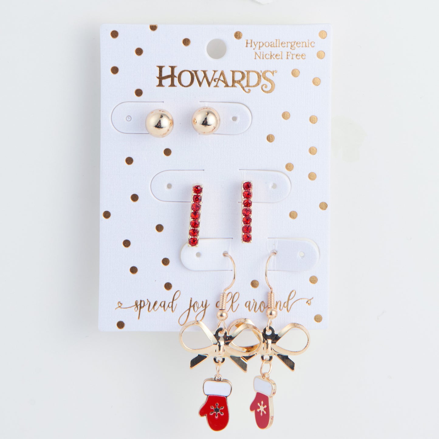 Howard's Holiday Earring Trio Sets