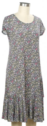 Cap Sleeve Miriam Ditsy Print Dress