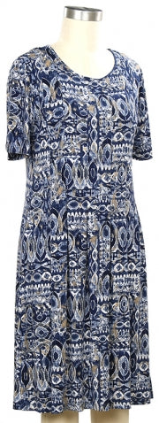 Southern Lady Fae Geo Print Dress