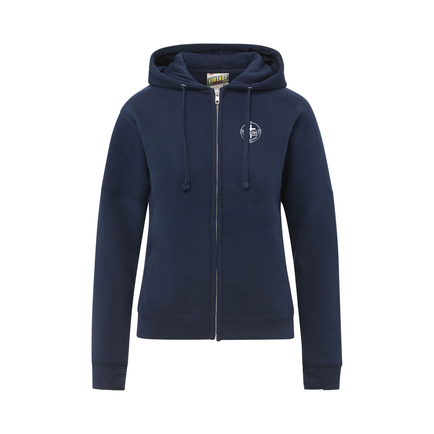 Tomahawk Deeply Rooted Full Zip Vintage Fleece Hoodie