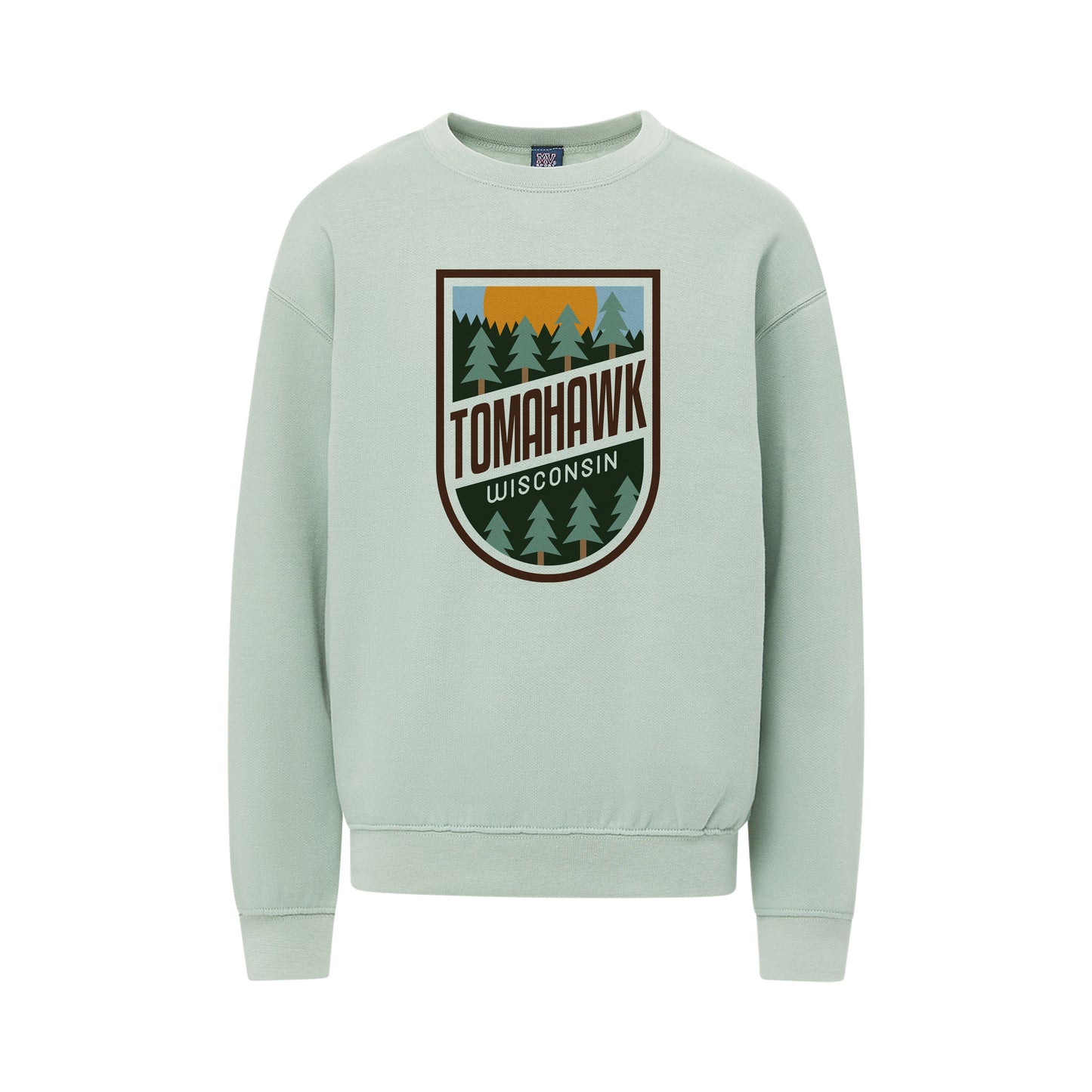 Youth Tomahawk Trees Crewneck