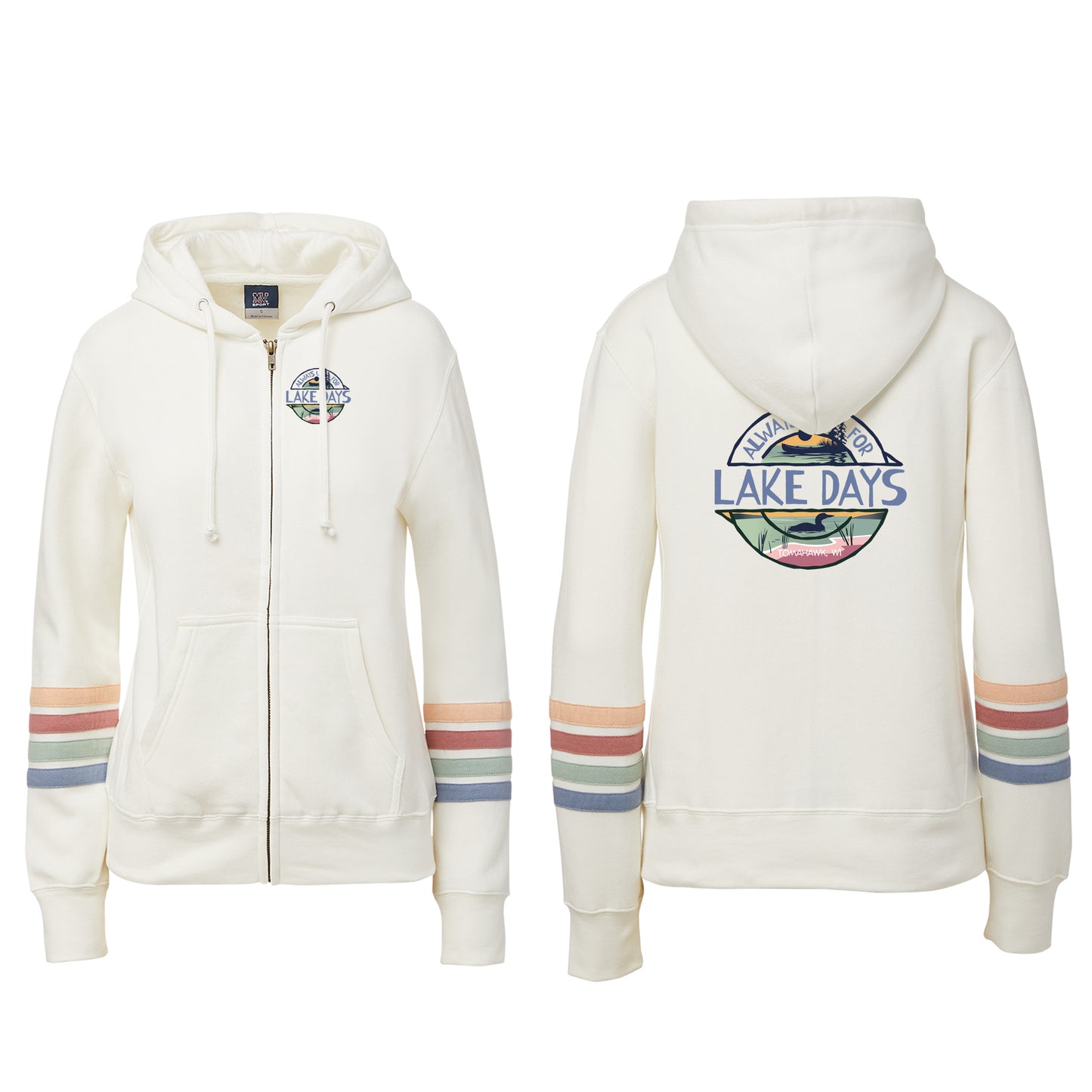 Ladies Lake Days Full Zip Hoodie