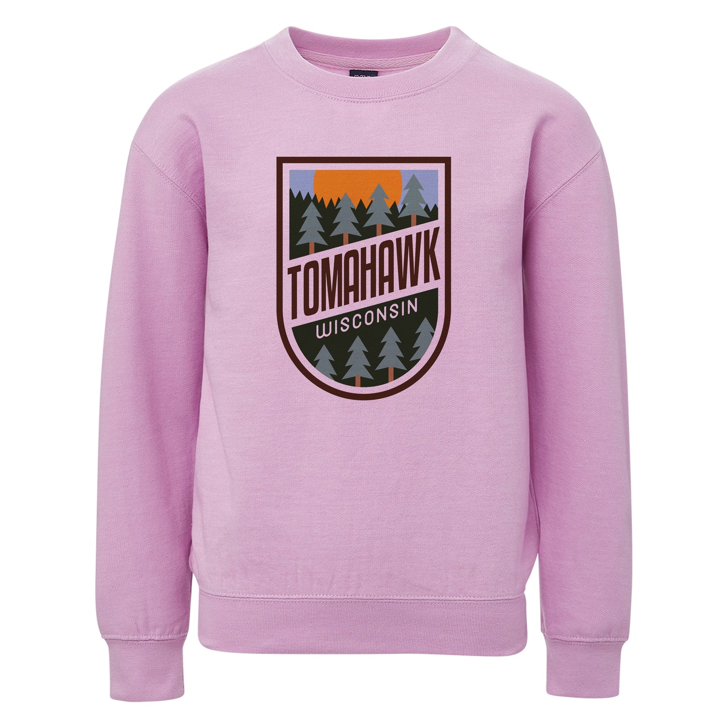 Youth Tomahawk Trees Crewneck
