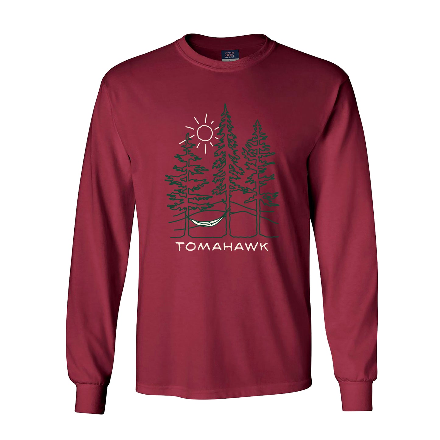 Tomahawk Trees Long Sleeve T-Shirt