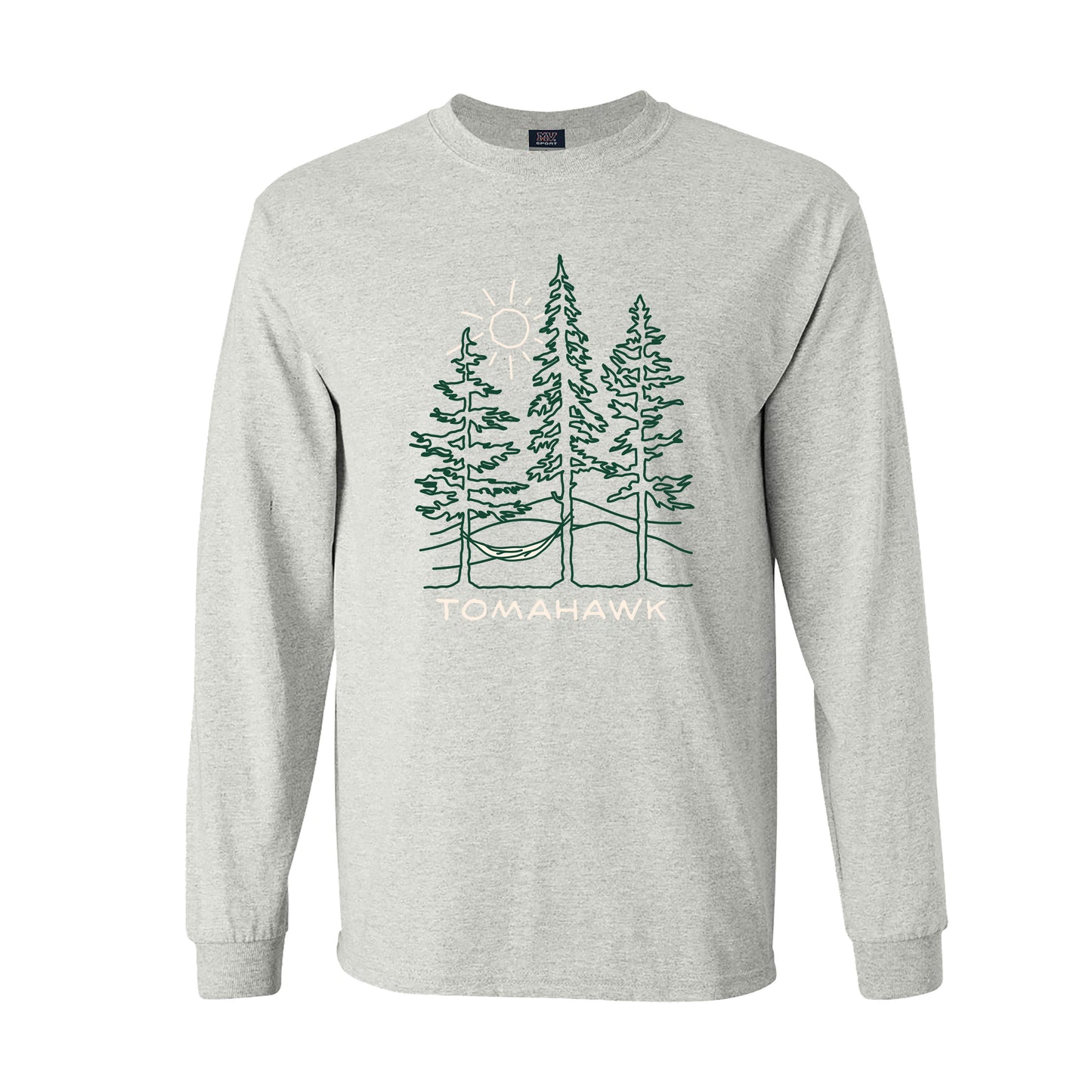 Tomahawk Trees Long Sleeve T-Shirt