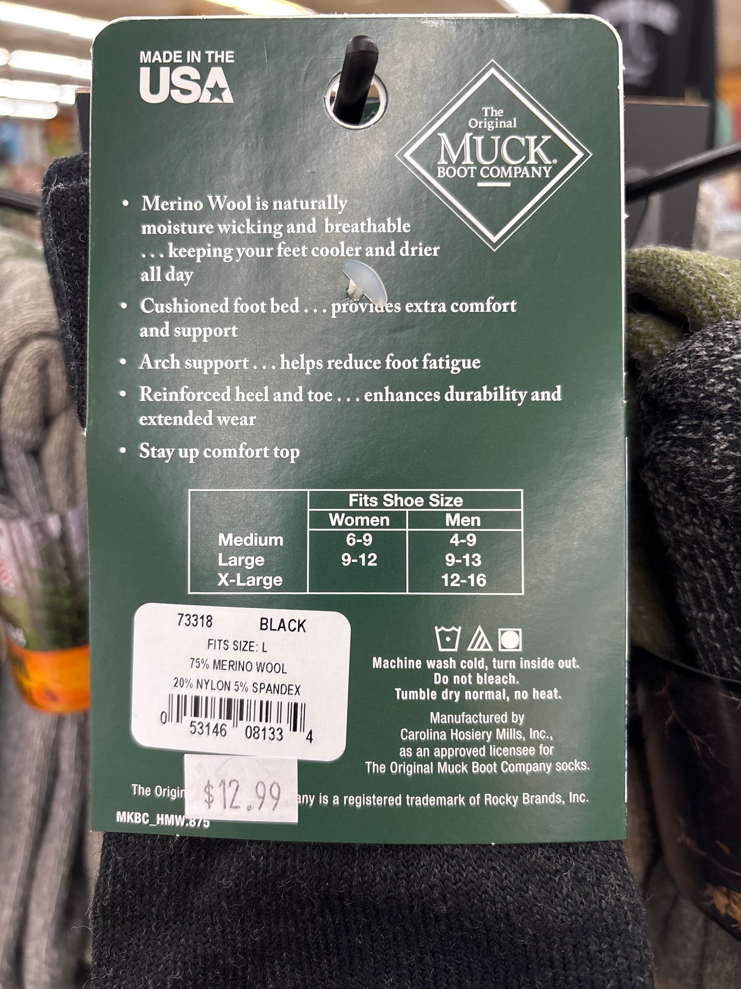 MUCK Merino Wool Socks