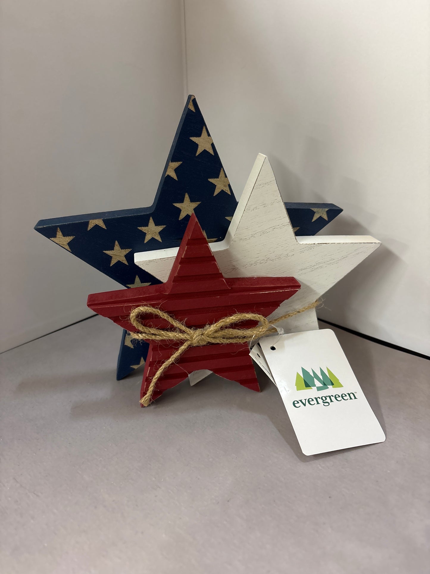 Wooden Patriotic Tabletop Decor