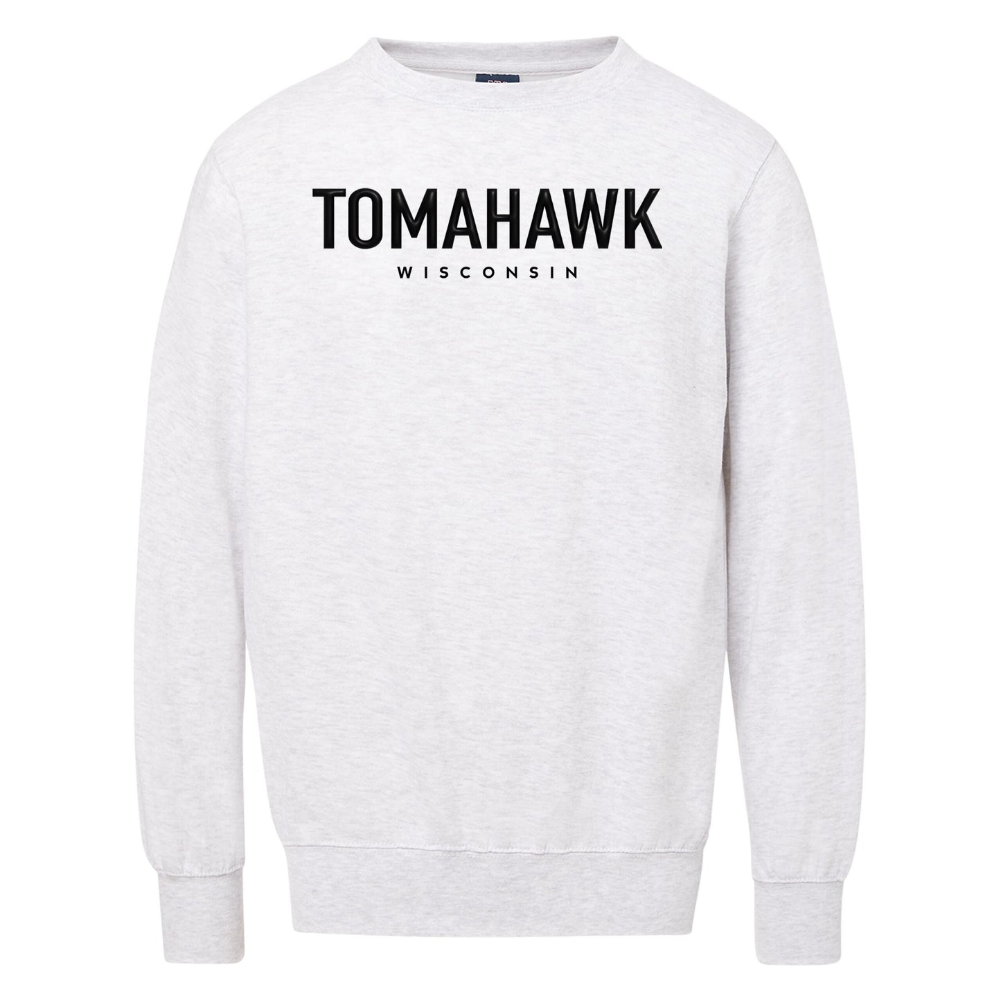 Tomahawk Wisconsin Silicone Print Crewneck