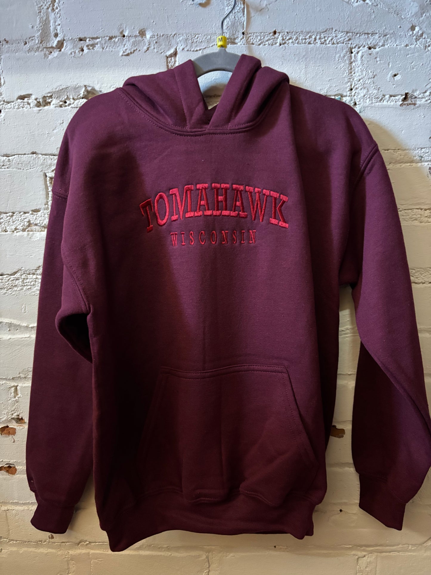 Tomahawk Tonal Embroidered Youth Hoodie