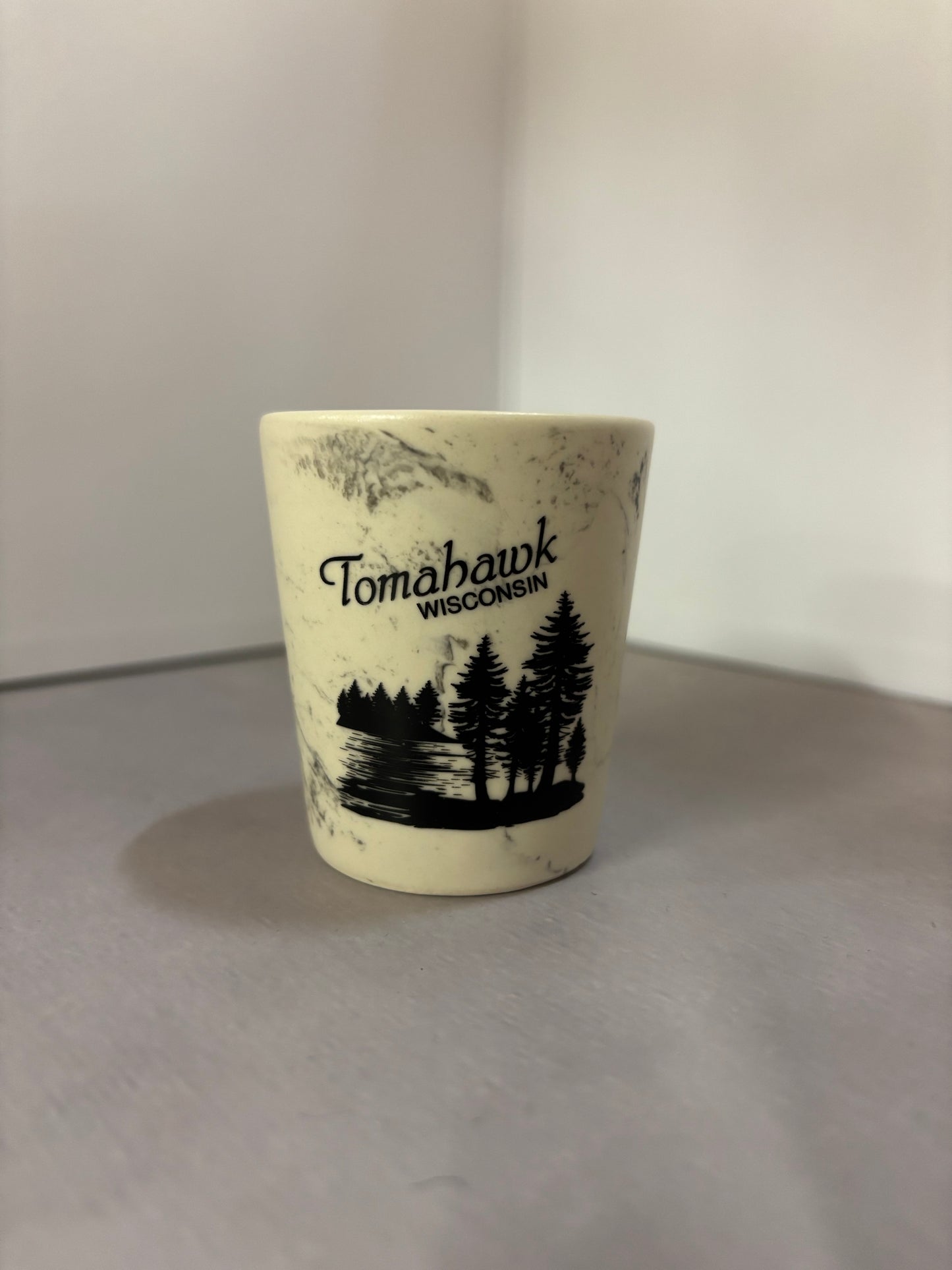 Tomahawk Marble Shot Glass