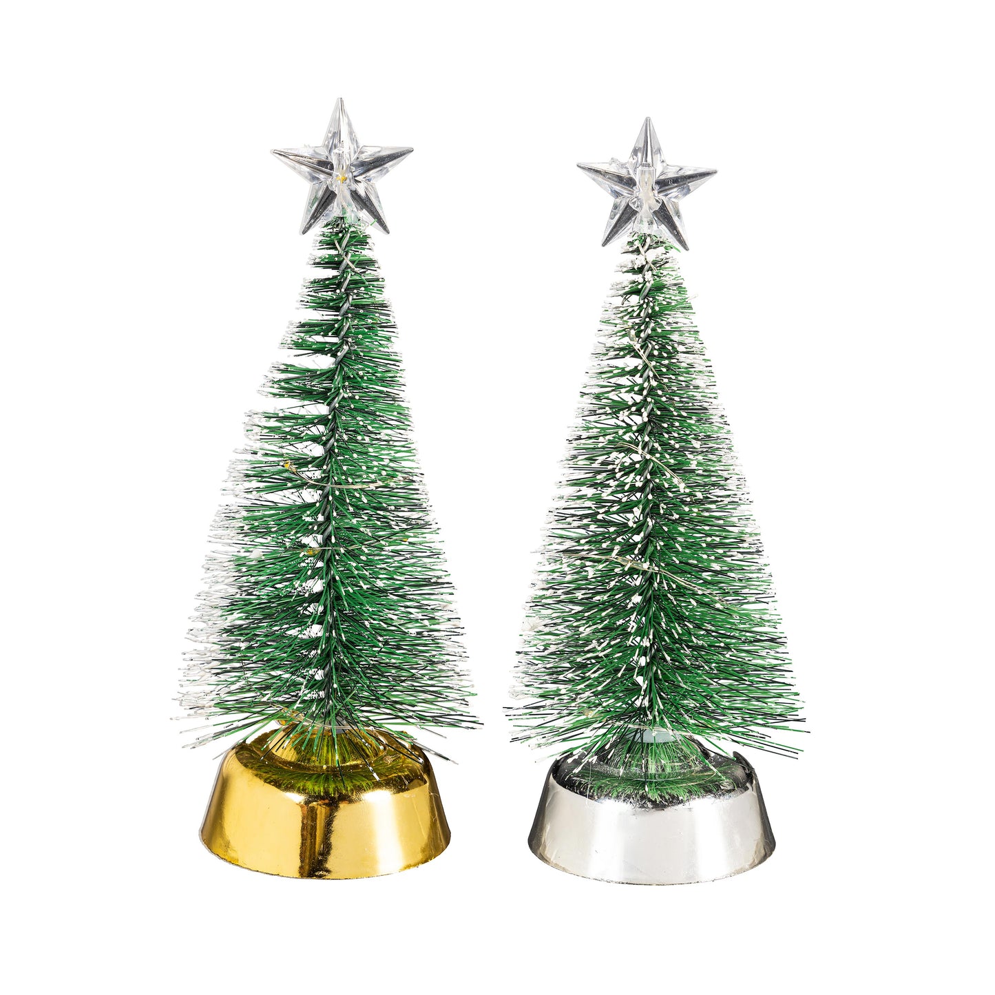 Christmas Tree Brush Table Decor