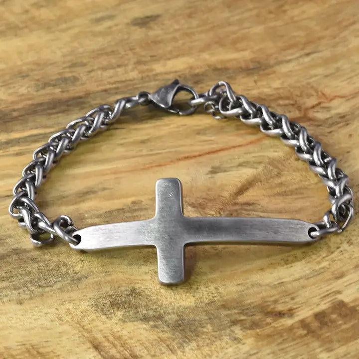 Cross Metal Bracelet