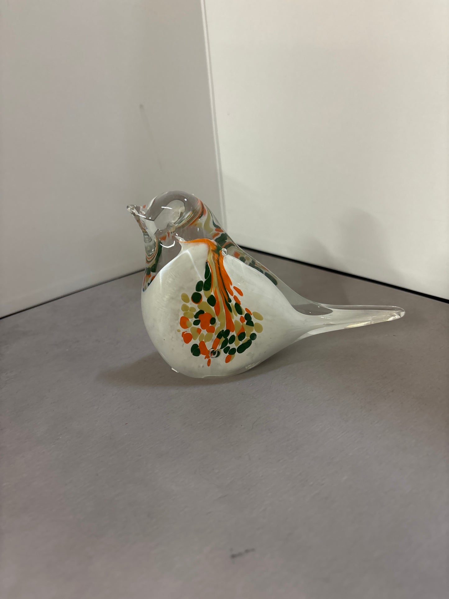 Bird Glass Table Decor