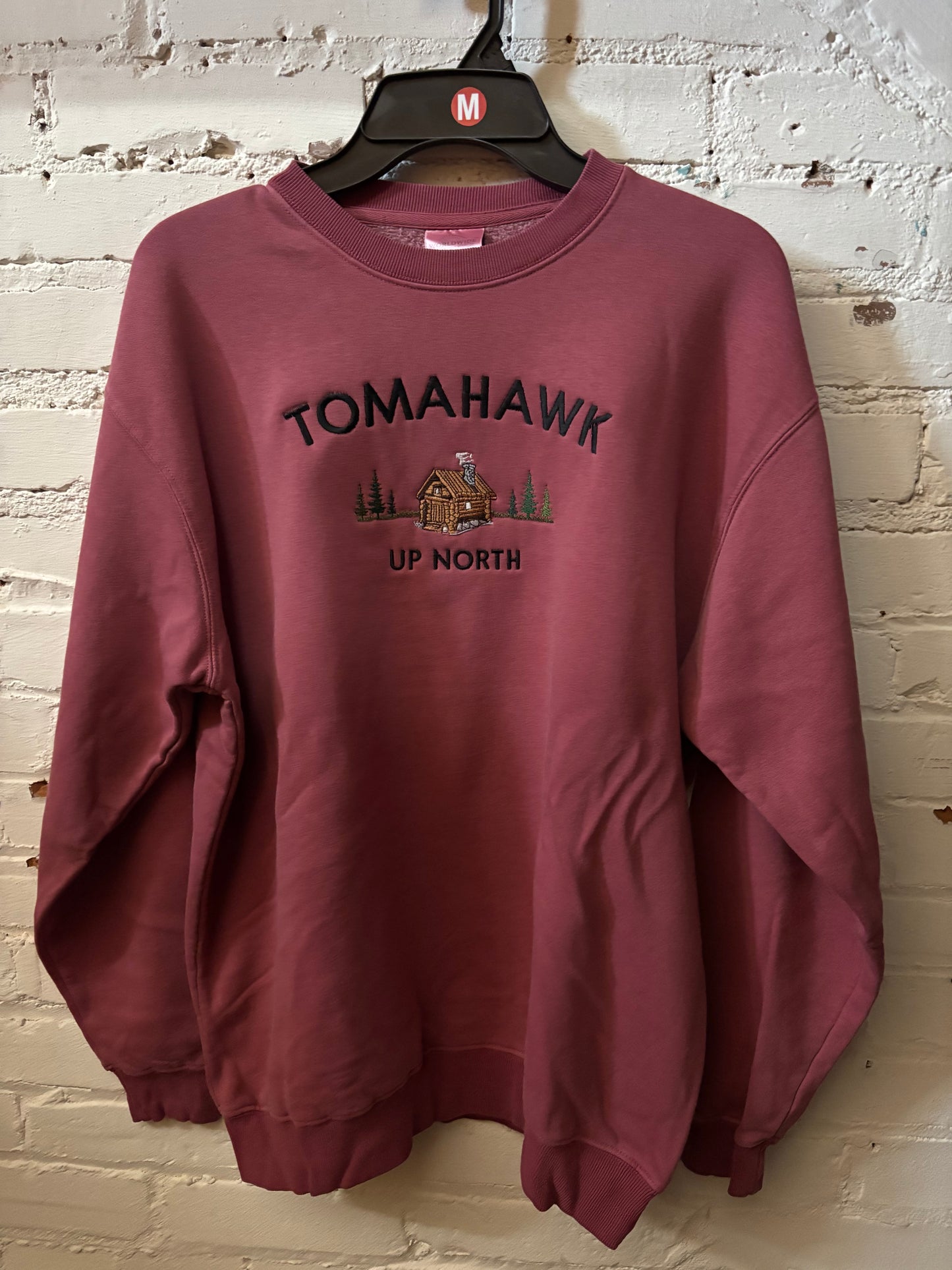 Tomahawk Cabin Up North Crewneck
