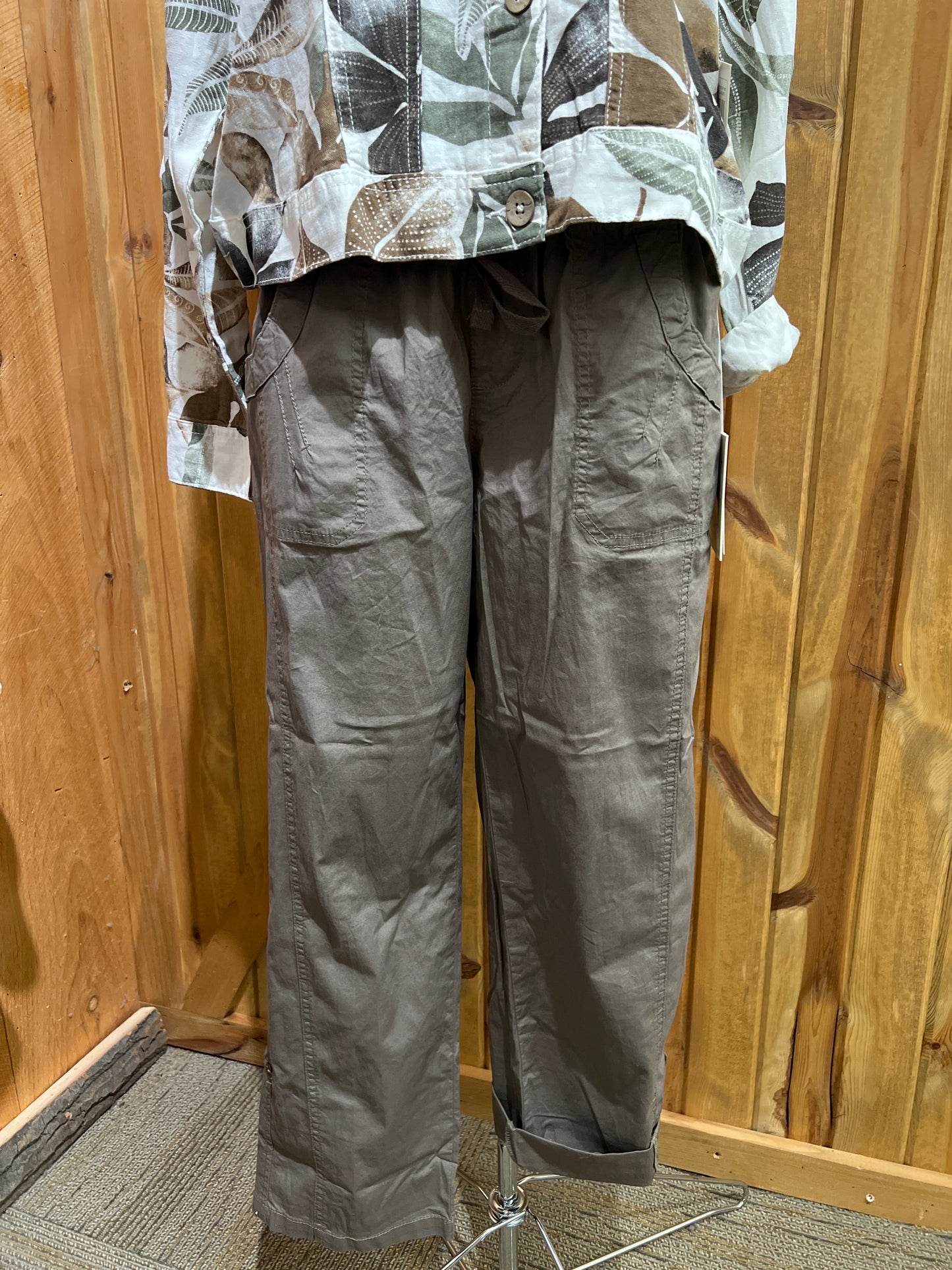Dash Jemma Knit Waist Roll Leg Pant