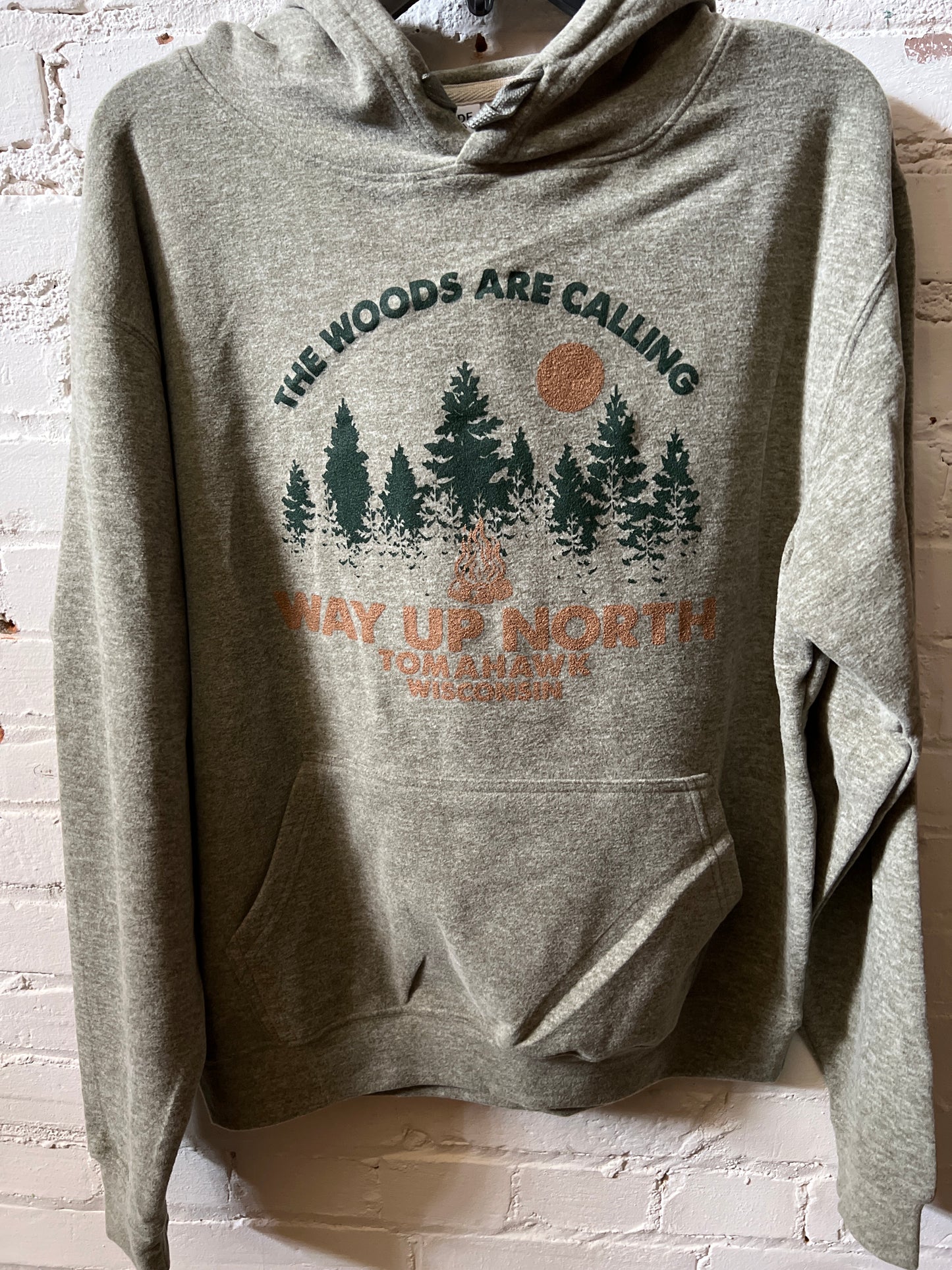 The Woods Are Calling Campfire Fleece Hoodie