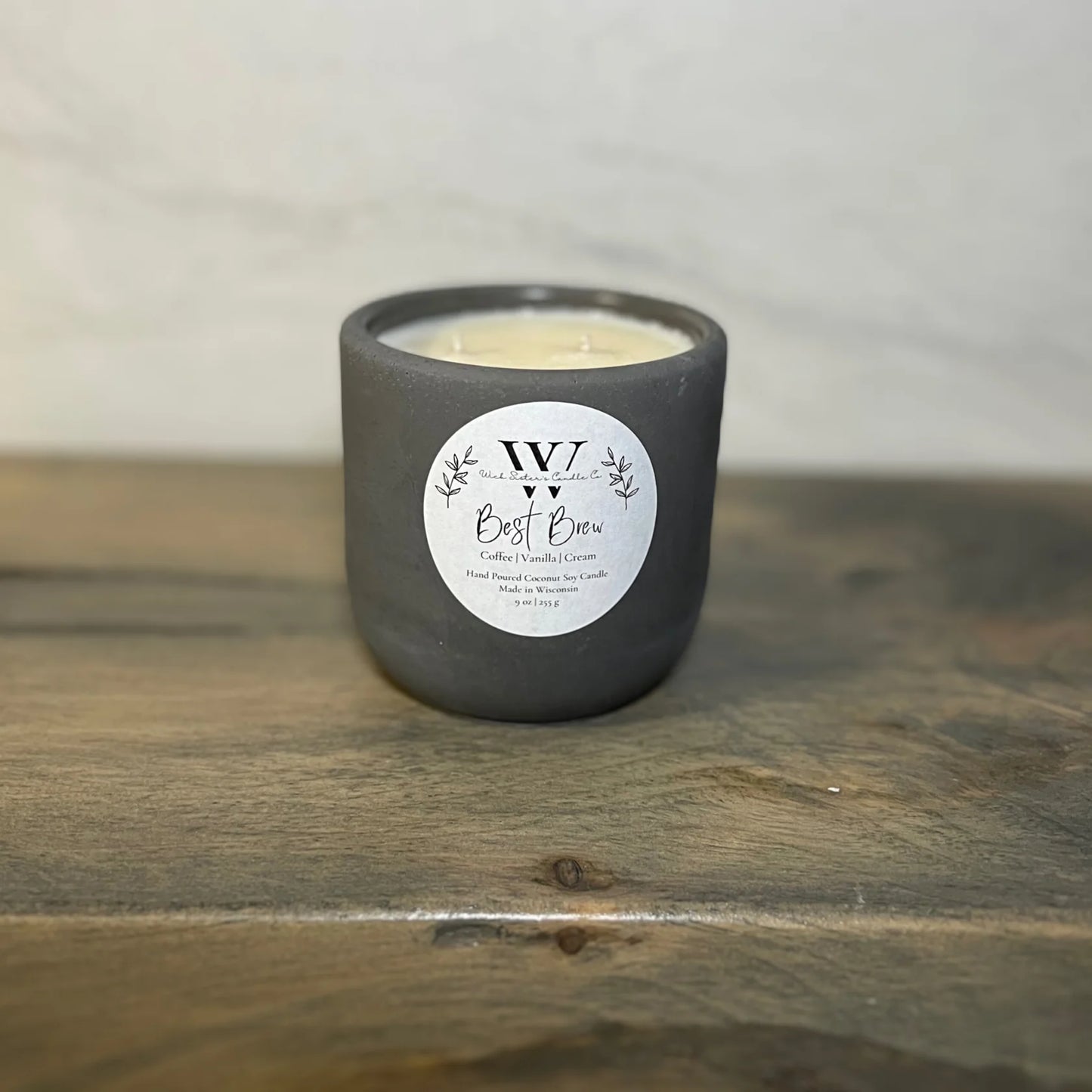 Wick Sister's Signature Concrete Candles