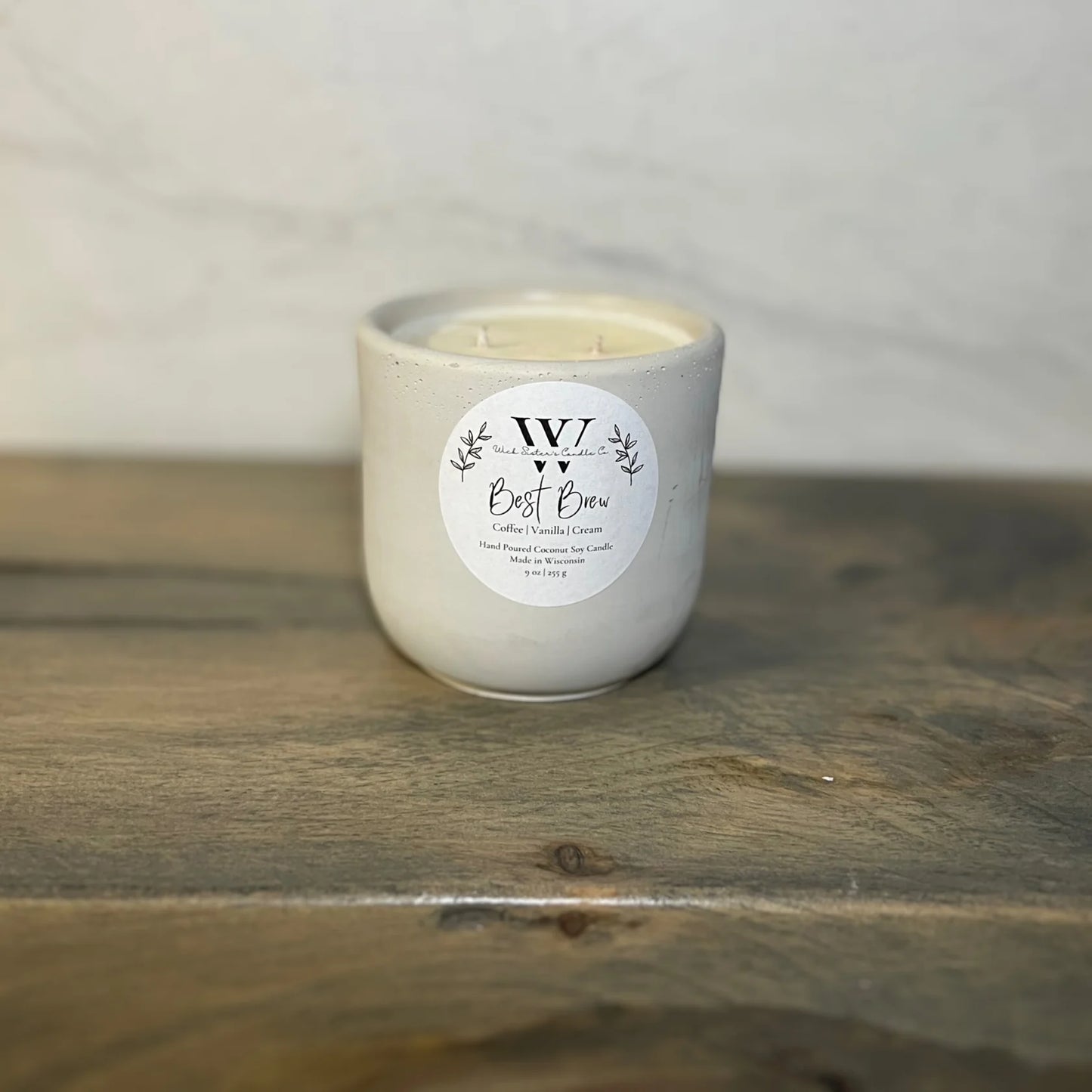 Wick Sister's Signature Concrete Candles