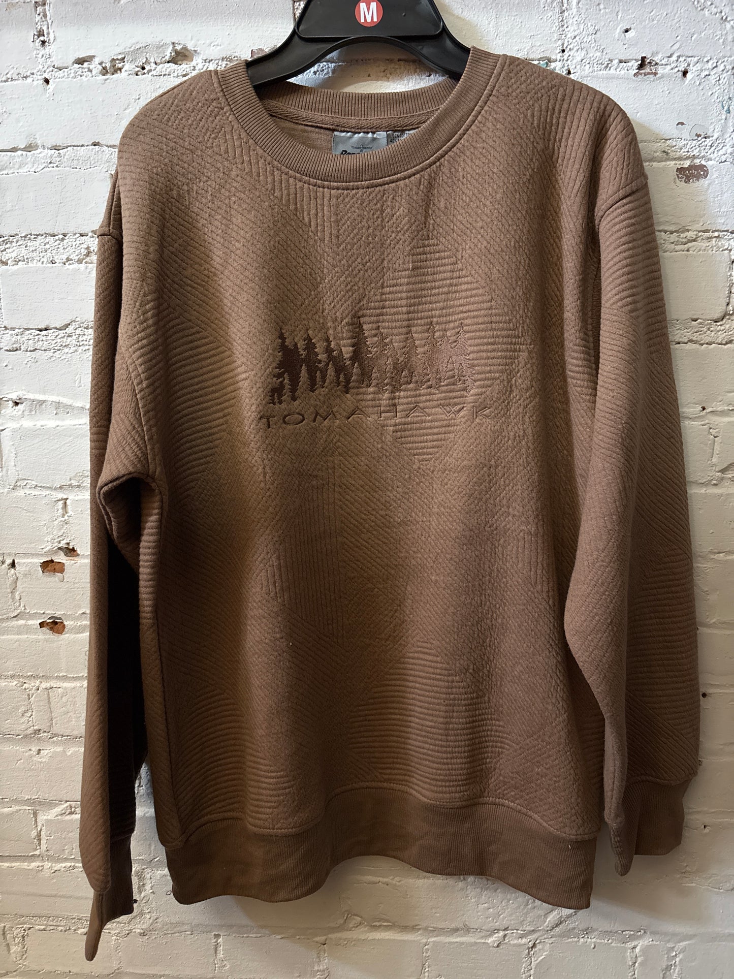 Tomahawk Quilted Fleece Crewneck