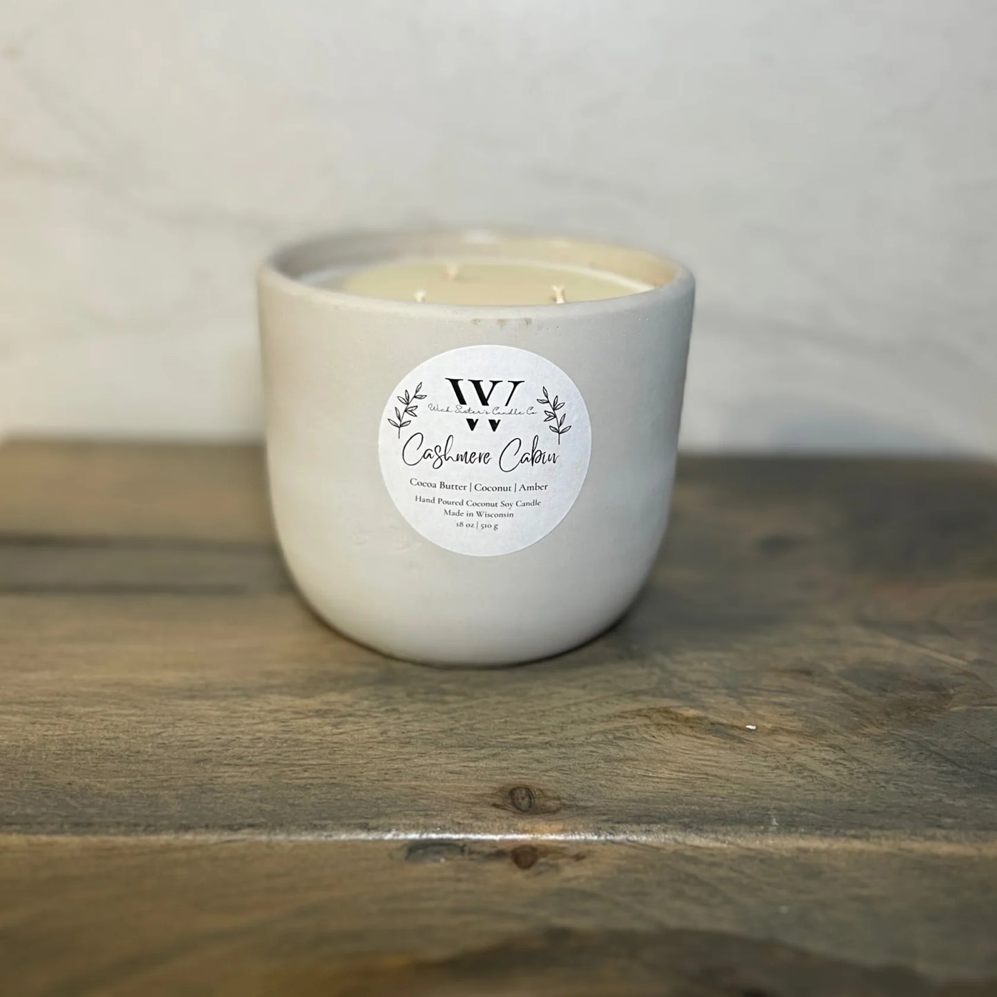 Wick Sister's Signature Concrete Candles