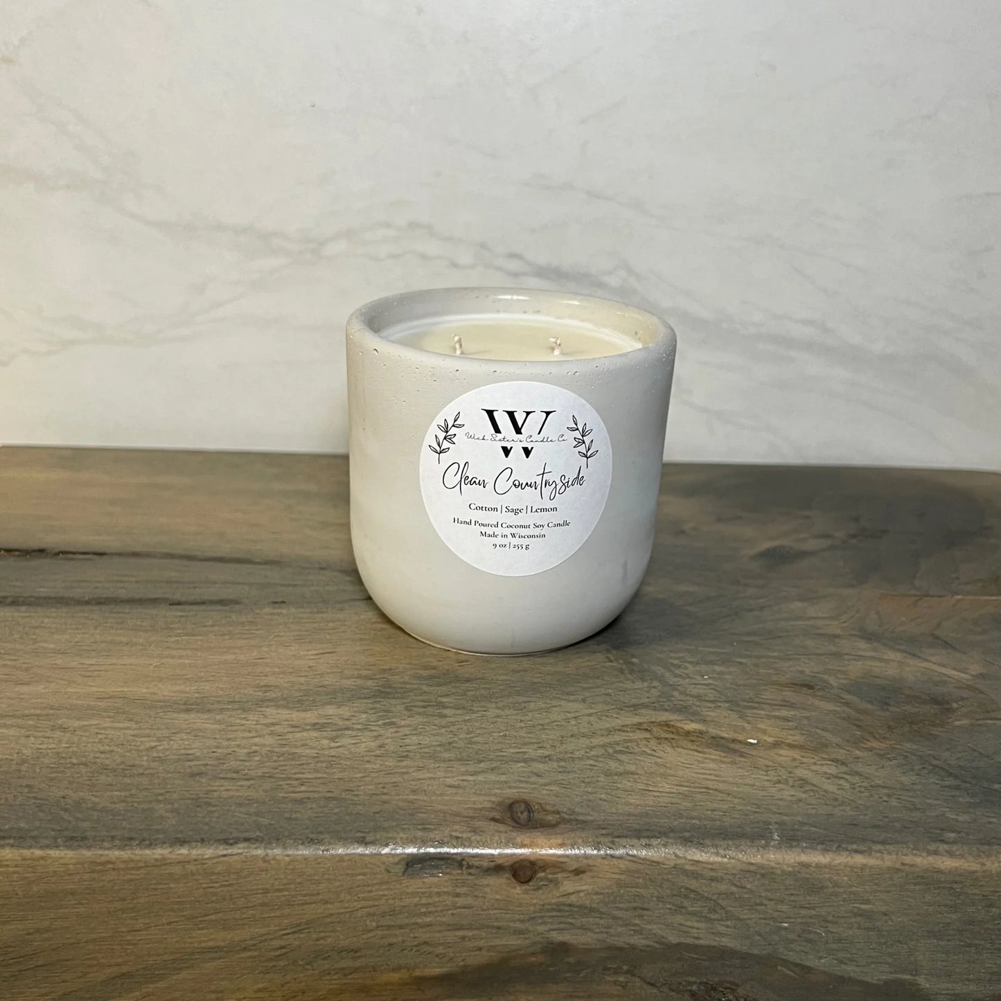 Wick Sister's Signature Concrete Candles
